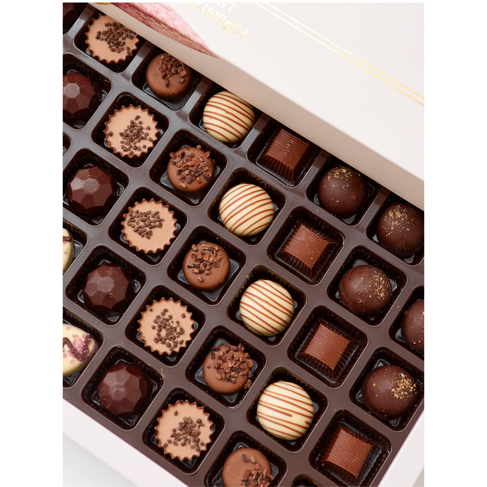 Aramella Belgian Chocolate Flower Box - 40 Pieces